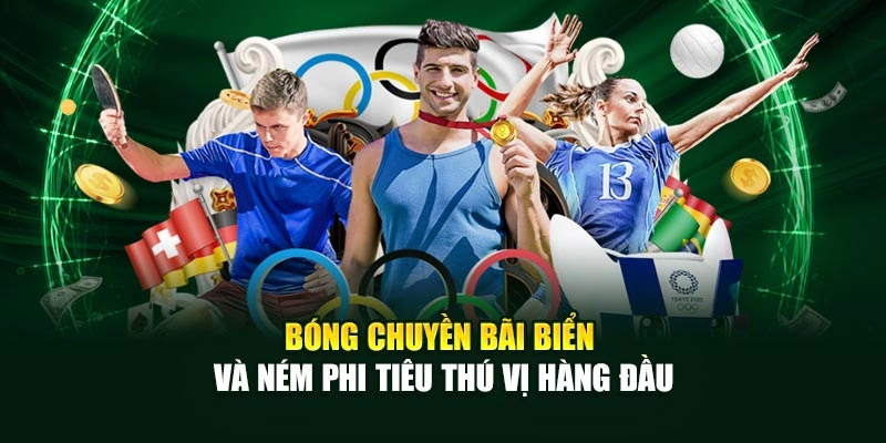 Bóng chuyền bãi biển và ném phi tiêu thú vị hàng đầu